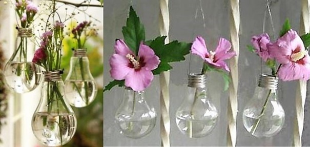 Suspensions originales au jardin