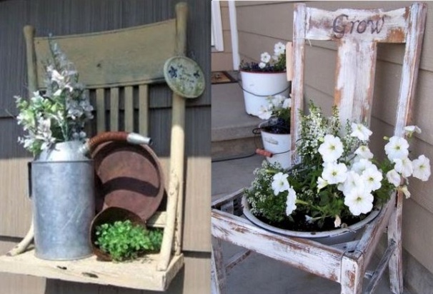 Recycler de vieilles chaises !