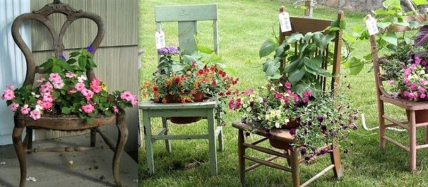 Recycler de vieilles chaises !