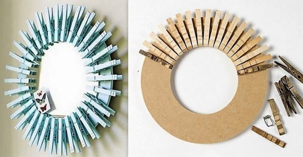 Recycler des pinces à linge en bois !