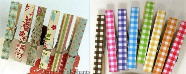Recycler des pinces à linge en bois !