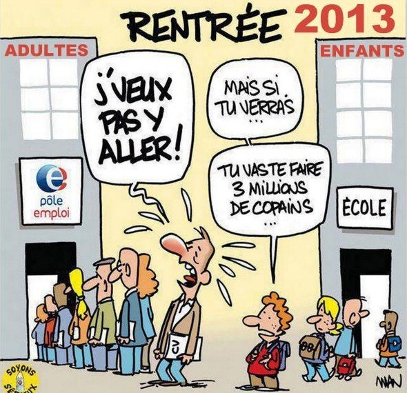 Dessins humoristiques "la rentrée" !