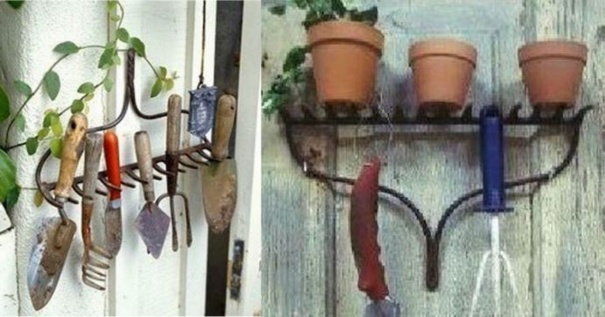 Recyclage de vieux râteaux !