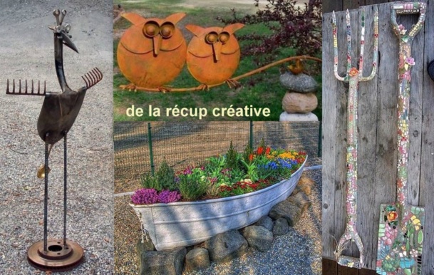De la Récup créative au jardin ! De la Récup créative au jardin !