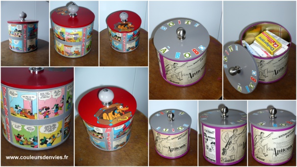 Pots de peinture recyclés !