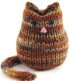 De jolis chats tricotés !