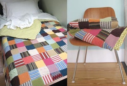 Faire une couverture à base de récup Faire une couverture à base de récup