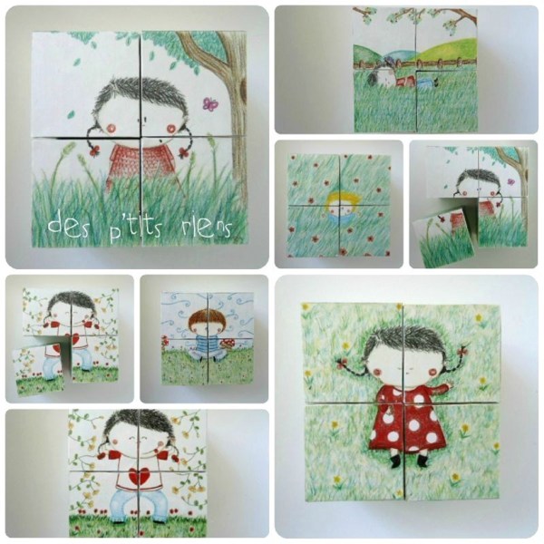 Faire un puzzle en cubes de bois Faire un puzzle en cubes de bois