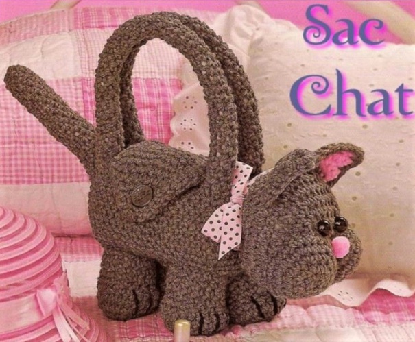 Sacs au crochet en forme d'animaux, les tutos !