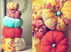 Faire des poufs avec des chutes de tissu !