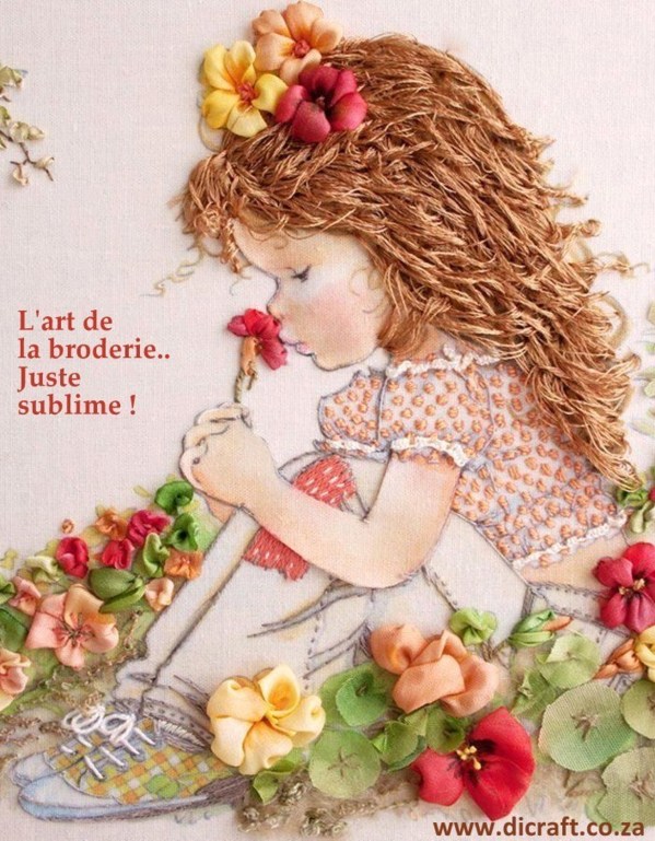 Les broderies de Di Van Niekert...Just sublime !