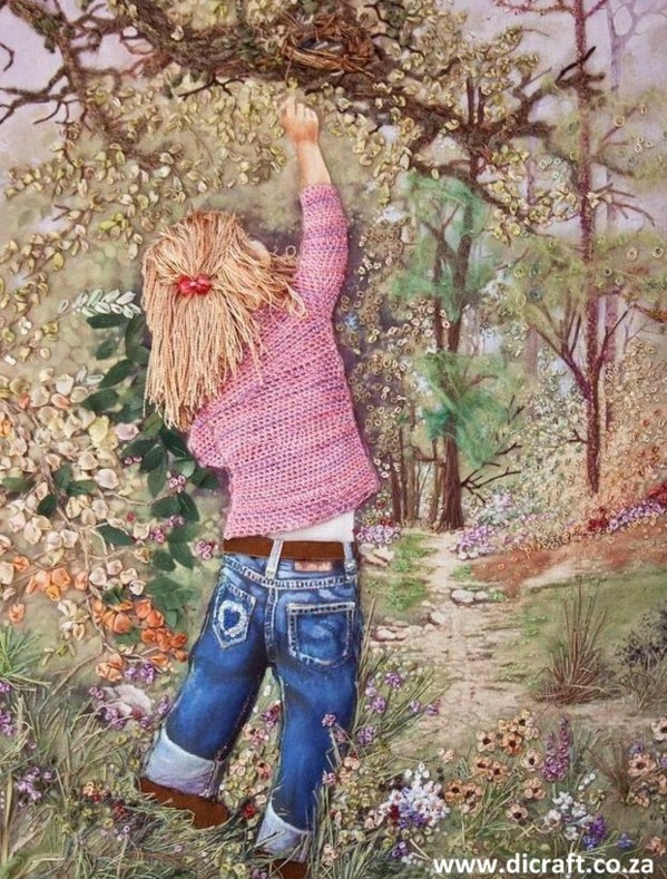 Les broderies de Di Van Niekert...Just sublime !