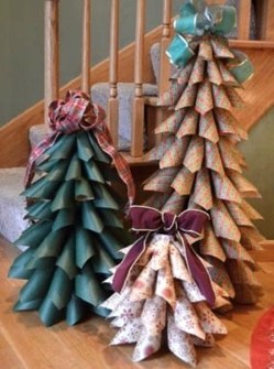 Faire un sapin de Noël en papier, idées décos Noël !