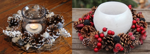 Idées Décorations de Noël en pommes de pin Idées Décorations de Noël en pommes de pin