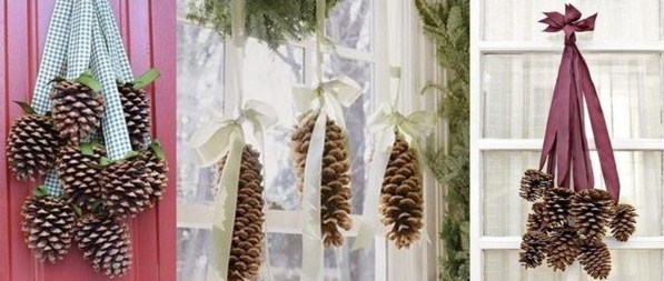 Idées Décorations de Noël en pommes de pin Idées Décorations de Noël en pommes de pin
