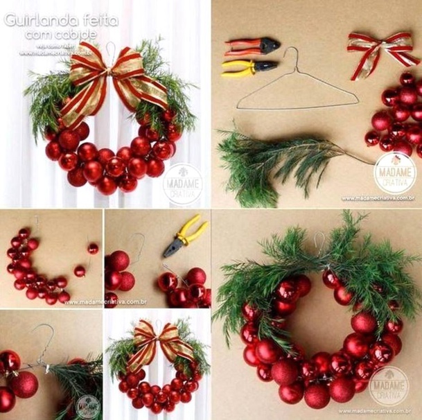 Faire une couronne de Noël, les tutos