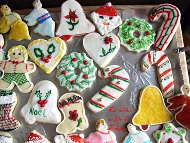 10 recettes biscuits de Noël décorés