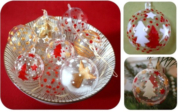 Comment décorer et garnir des boules de Noël transparentes, des idées de décos ! Comment décorer et garnir des boules de Noël transparentes, des idées de décos !