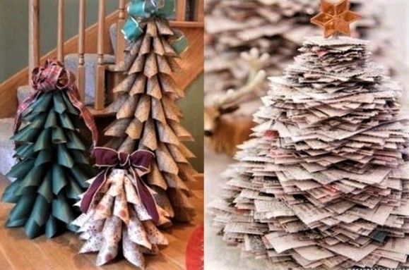 TUTOS petits sapins de Noël en papier