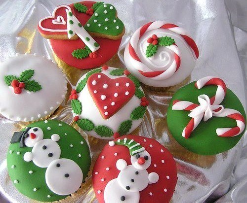 Magnifiques cupcakes et biscuits de Noël !