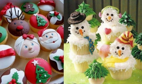 Magnifiques cupcakes et biscuits de Noël !