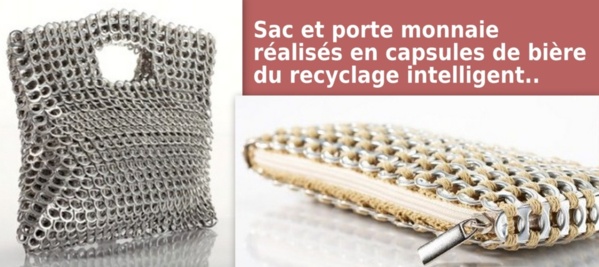 Garder et recycler des capsules de canettes