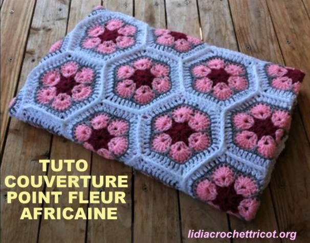 TUTORIELS Crochet : Faire une fleur africaine
