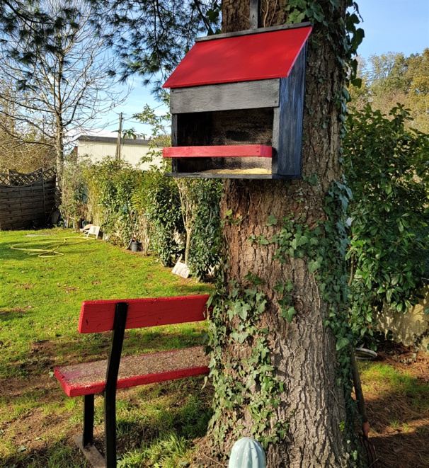 Mangeoire pour nourrir les oiseaux