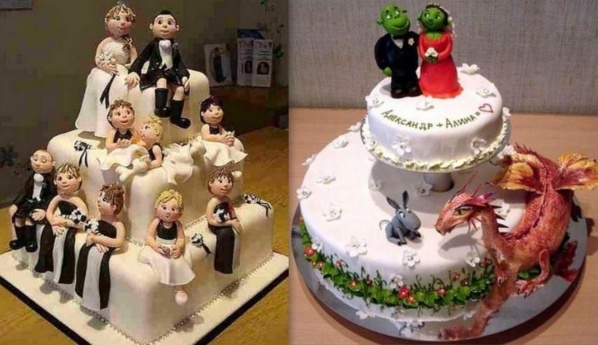 10 Gâteaux de mariage insolites !