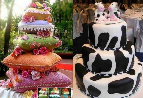 10 Gâteaux de mariage insolites !