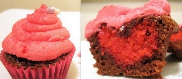 Les cupcakes de la Saint Valentin