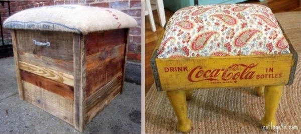 Faire un pouf ou siège d'appoint en recyclant Faire un pouf ou siège d'appoint en recyclant