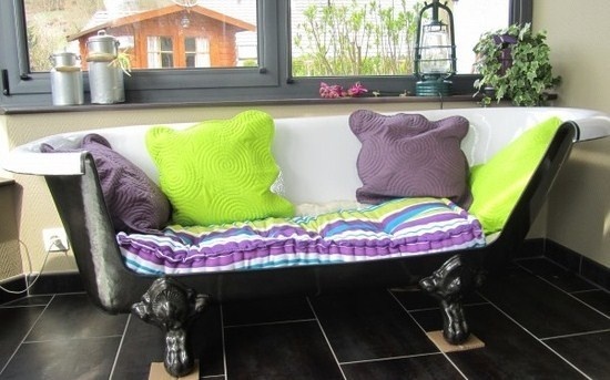 Sofas originaux, les baignoires canapés !