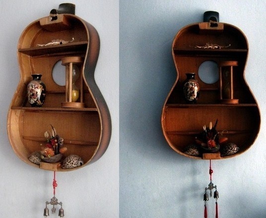 Recycler des guitares pour la déco ! Recycler des guitares pour la déco !