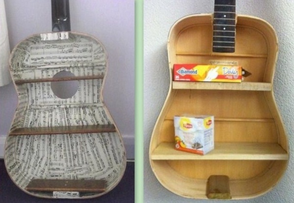 Recycler des guitares pour la déco ! Recycler des guitares pour la déco !