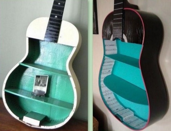 Recycler des guitares pour la déco ! Recycler des guitares pour la déco !