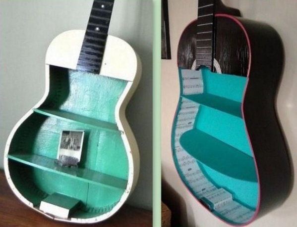 Recycler des guitares pour la déco !