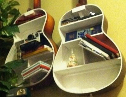 Recycler des guitares pour la déco ! Recycler des guitares pour la déco !