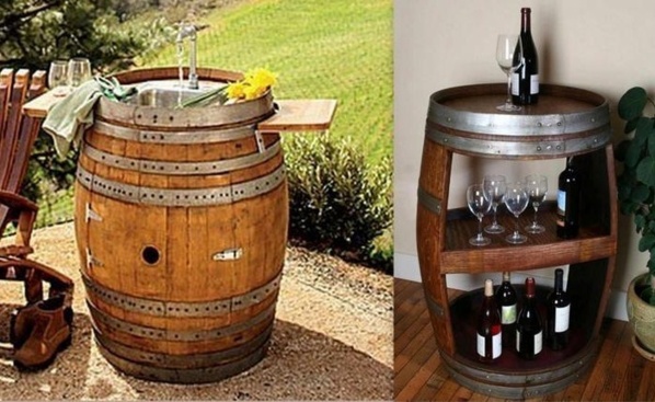 Idées pour recycler des tonneaux en bois ! Idées pour recycler des tonneaux en bois !
