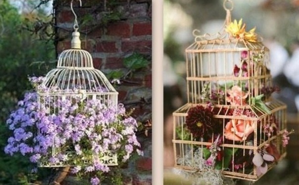 Idées déco et recyclage cages à oiseaux