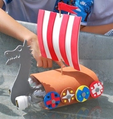 Récup : faire un bateau miniature pour les enfants Récup : faire un bateau miniature pour les enfants