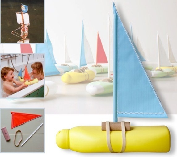 Récup : faire un bateau miniature pour les enfants