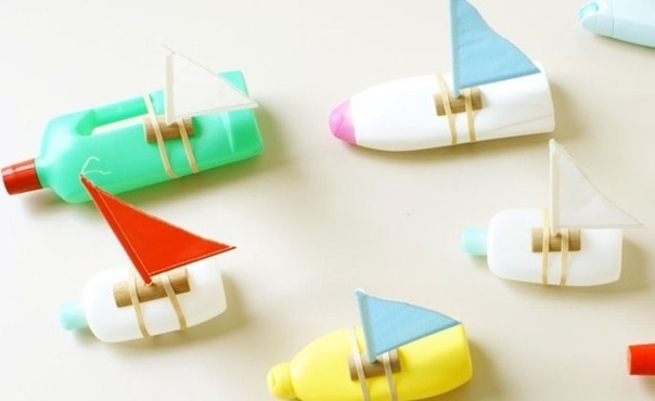 Récup : faire un bateau miniature pour les enfants