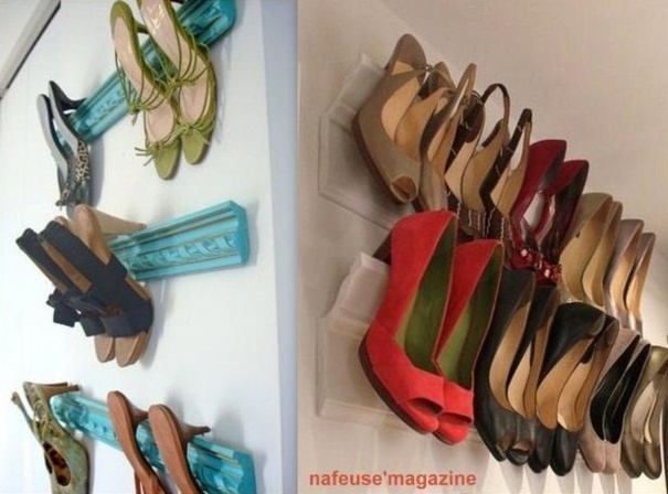 Idées de rangement pour chaussures Idées de rangement pour chaussures
