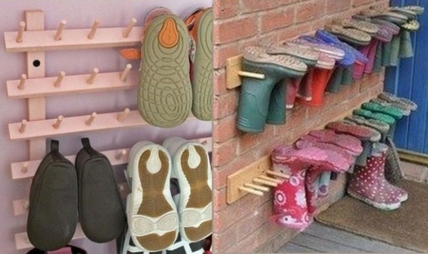Idées de rangement pour chaussures Idées de rangement pour chaussures