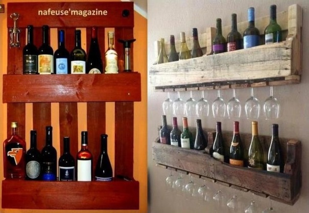 Faire une étagère Bistrot en palettes Faire une étagère Bistrot en palettes
