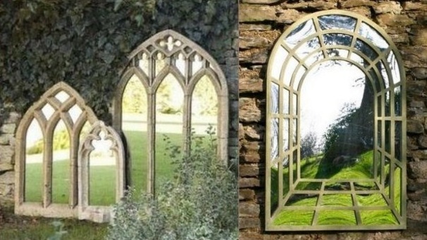 Installer des miroirs au jardin Installer des miroirs au jardin