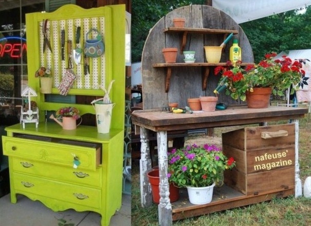 Idées pour faire une table à rempoter en récup ! Idées pour faire une table à rempoter en récup !