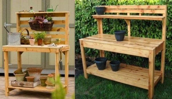 Idées pour faire une table à rempoter en récup ! Idées pour faire une table à rempoter en récup !