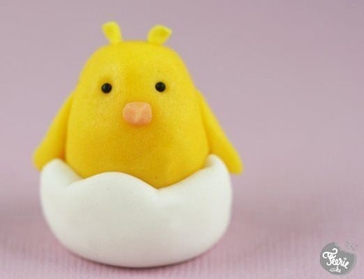 Tutoriel poussins en pâte à sucre Tutoriel poussins en pâte à sucre